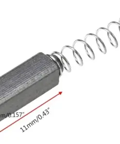 Carbon Motor Brushes for Power Tool - 11mm x 4mm x 4mm - Replacement Parts - 1 Pair - Image 1