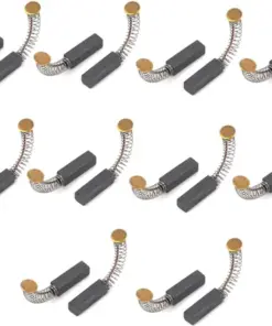 Carbon Motor Brushes - Power Tool Replacement Pair - 17mm x 6mm x 6mm - Electrical Component - Image 2