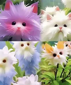 Fragrant Cat Orchid Seeds - Large Flowered Potted Garden Plants - 35+ Seeds - Image 2