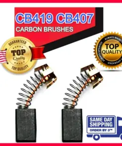 Makita Carbon Brush - Power Tool Replacement Part - Motor Component - 1pc for Saw Hammer Angle Drill Series CB-419 CB407 - Image 1