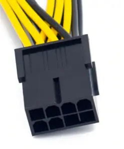 PCI Express 8-pin to Dual 6+2 Pin GPU Video Card Power Adapter Cable - Black - Image 5