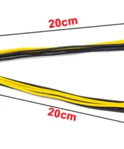 PCI Express 8-pin to Dual 6+2 Pin GPU Video Card Power Adapter Cable - Black - Image 6