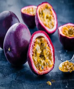 Purple Passion Fruit Seeds - Granadilla Passiflora edulis - Garden Vine - 25 Fresh Harvest Seeds - Image 1