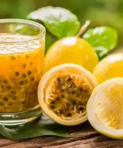 Yellow Passion Fruit Seeds - Sweet Granadilla (Passiflora Ligularis) - 30 Seeds - Outdoor Perennial - Image 1
