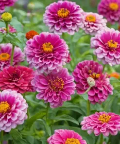 Zinnia Flower Seeds Mix - Vibrant, Stunning Colors - Easy-to-Grow Annuals - Bulk Pack - Image 4